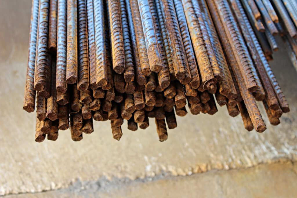 #4 steel rebar